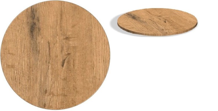 Nr. 2 Blat Okrągły Ø 60cm grub.18mm