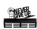 Wieszak na medale NEVER GIVE UP