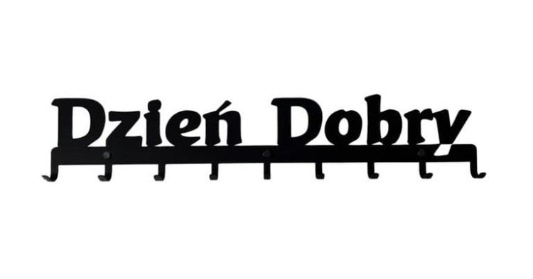 Wieszak DZIEŃ DOBRY 80cm