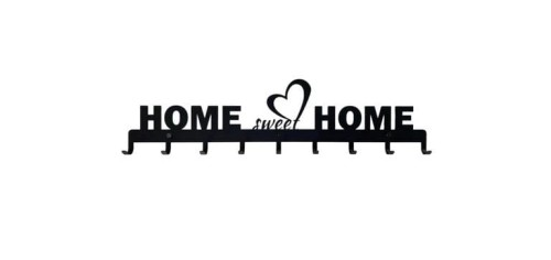 Wieszak HOME SWEET HOME SERCE 80cm