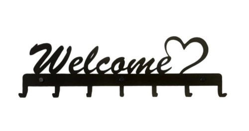 Wieszak WELCOME SERCE 57cm