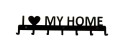 Wieszak I LOVE MY HOME 57cm