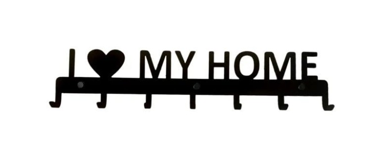 Wieszak I LOVE MY HOME 57cm