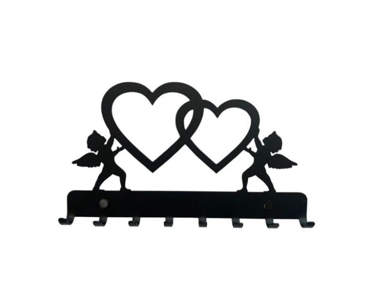 Wieszak na klucze ANIOŁY SERCE