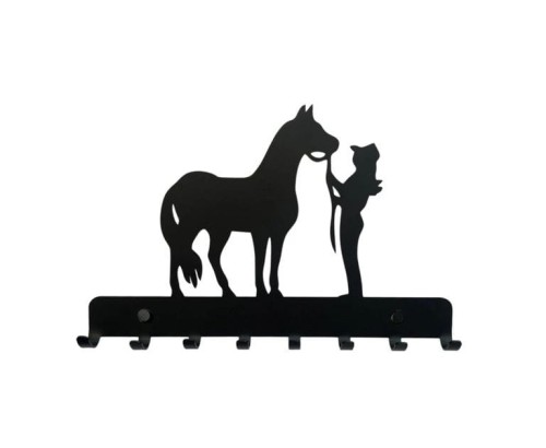 Wieszak na klucze koń kobieta