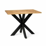 Stolik 60x60 cm kwadratowy okolicznościowy, kawowy, nogi Metalowe Czarne „ Pająk ” I ArtDHome