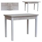 Stół 80x140/190 cm prostokątny rozkładany, blat 1,8 cm, nogi Drewniane „ Kwadratowe ” I ArtDHome