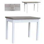 Stół 80x140/190 cm prostokątny rozkładany, blat 1,8 cm, nogi Drewniane „ Kwadratowe ” I ArtDHome