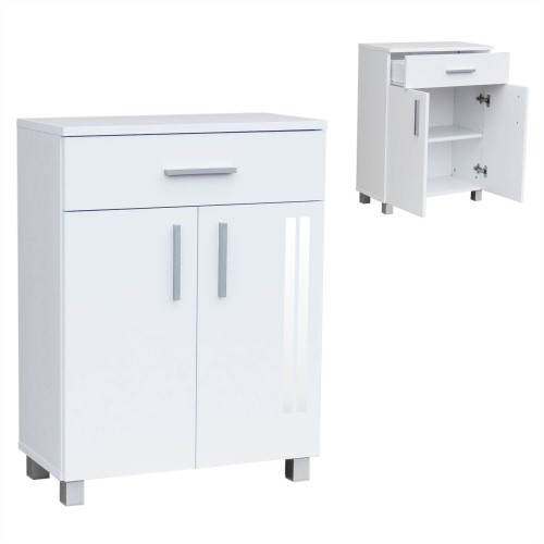 Nr.10 Szafka łazienkowa wysoki połysk na nóżkach szer. 60cm