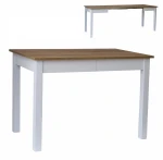 Stół 70x120/270 cm prostokątny rozkładany, blat 1,8 cm, nogi Drewniane „ Kwadratowe ” I ArtDHome
