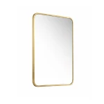 Lustro zaowalone 50 cm x 70 cm, ramka Metal I ArtDHome
