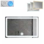 Lustro prostokątne 50 cm x  70 cm, podświetlane LED I ArtDHome