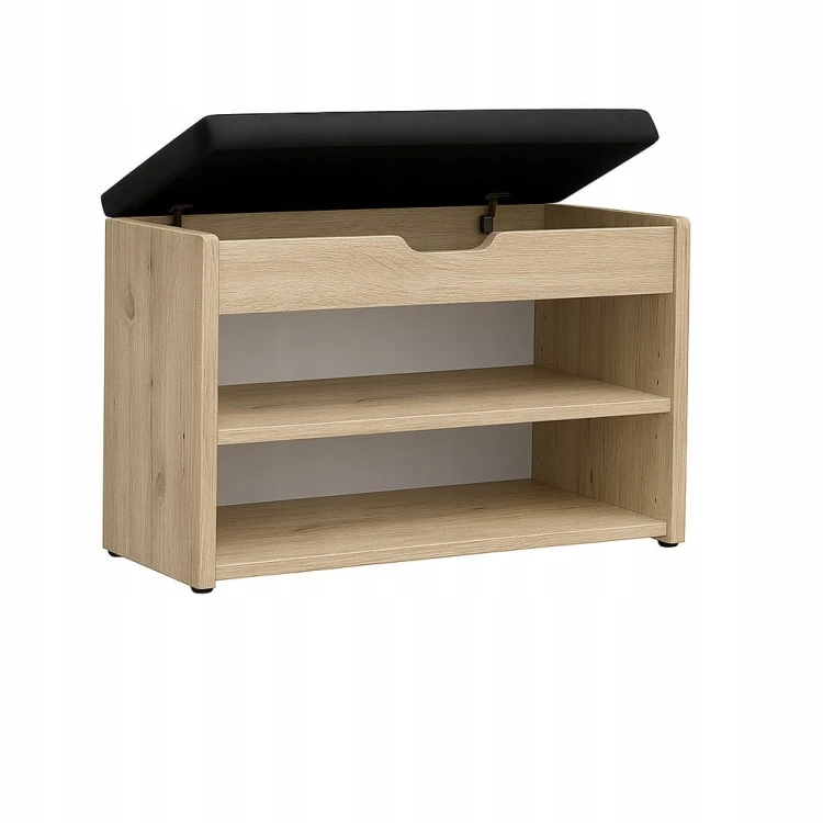 Szafka na buty z siedziskiem 70 cm Dąb Sonoma PROMOCJA Kod: 5165