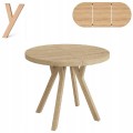 Stół rozsuwany okrągły 100/150cm blat 3,6cm nogi Drewno PROMOCJA Kod:7712/1