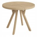 Stół rozsuwany okrągły 100/150cm blat 3,6cm nogi Drewno PROMOCJA Kod:7712/1