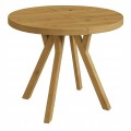 Stół rozsuwany okrągły 100/150cm blat 3,6cm nogi Drewno PROMOCJA Kod:7712/1
