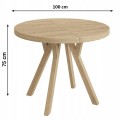 Stół rozsuwany okrągły 100/150cm blat 3,6cm nogi Drewno PROMOCJA Kod:7712/1