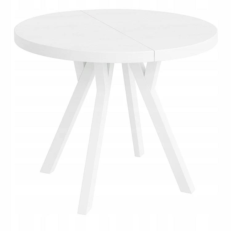 Stół rozsuwany okrągły 100/200cm blat 3,6cm nogi Drewno PROMOCJA Kod:7712/2