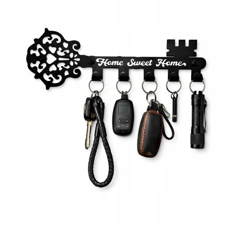 Wieszak na klucze KLUCZ Metal Czarny PROMOCJA Kod: 6174