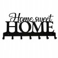 Wieszak na ubrania 57cmx26cm Home sweet Home Metal Czarny PROMOCJA Kod:6144