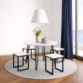 Stół fi 68cm Stolik Hairpin legs skośne Dąb Craft PROMOCJA Kod: 5449