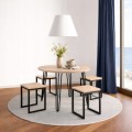 Stół fi 68cm Stolik Hairpin legs skośne Dąb Craft PROMOCJA Kod: 5449