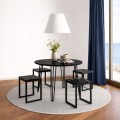 Stół fi 68cm Stolik Hairpin legs skośne Dąb Craft PROMOCJA Kod: 5449