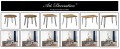 Stół 68x68cm Stolik Hairpin legs skośne Biały Alaska PROMOCJA Kod: 5448