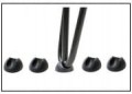 Stół 60x100cm Stolik Hairpin legs skośne Dąb Sonoma PROMOCJA Kod: 5447