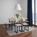 Stół 60x100cm Stolik Hairpin legs skośne Dąb Sonoma PROMOCJA Kod: 5447