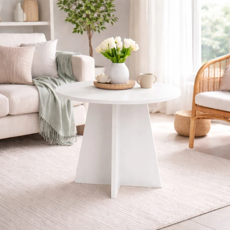 Stolik okolicznościowy okrągły płyta 60 cm Dąb Craft MIX PROMOCJA Kod: 5541
