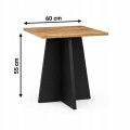 Stolik okolicznościowy kwadrat płyta 60 cm Dąb Craft MIX PROMOCJA Kod: 5543