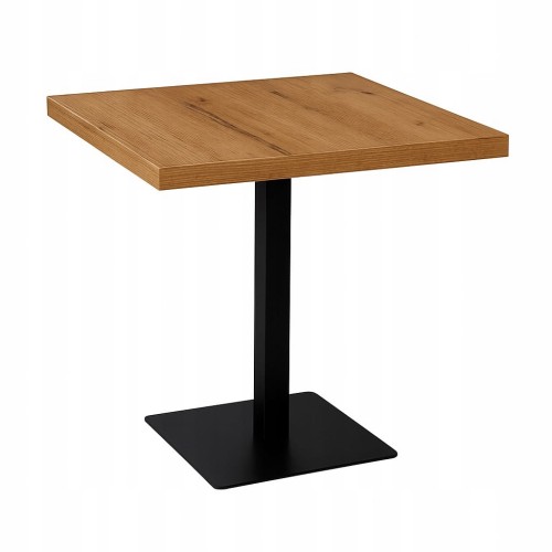 Stolik Stół do kawiarni restauracji 60x60 Metal Dąb Craft PROMOCJA Kod:6606