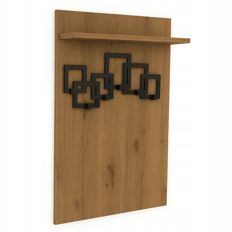 Wieszak na ubrania Garderoba 60cm x 100cm Dąb Craft PROMOCJA Kod: 5371