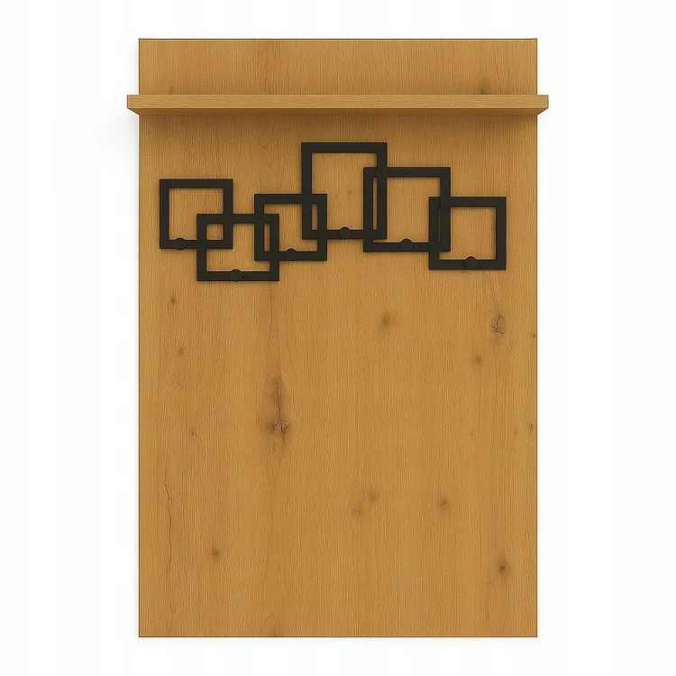 Wieszak na ubrania Garderoba 60cm x 100cm Dąb Craft PROMOCJA Kod: 5371