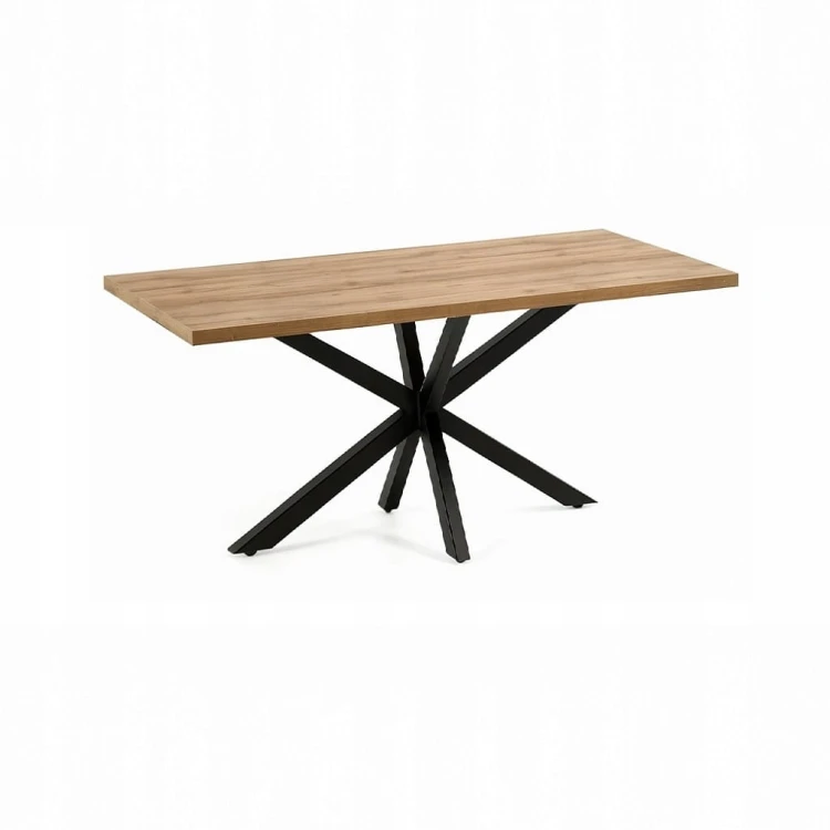 Stół ława Pająk 60x100 blat 18mm metal LOFT Dąb Craft PROMOCJA Kod: 6624