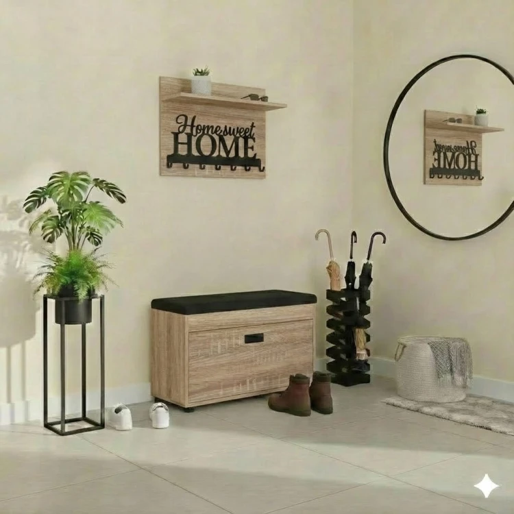 Wieszak na ubrania Garderoba 40cm x 60cm Biały Alaska PROMOCJA Kod: 5427