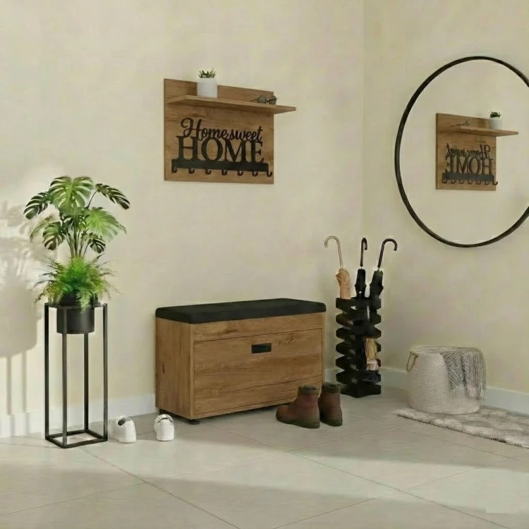 Wieszak na ubrania Garderoba 40cm x 60cm Biały Alaska PROMOCJA Kod: 5427