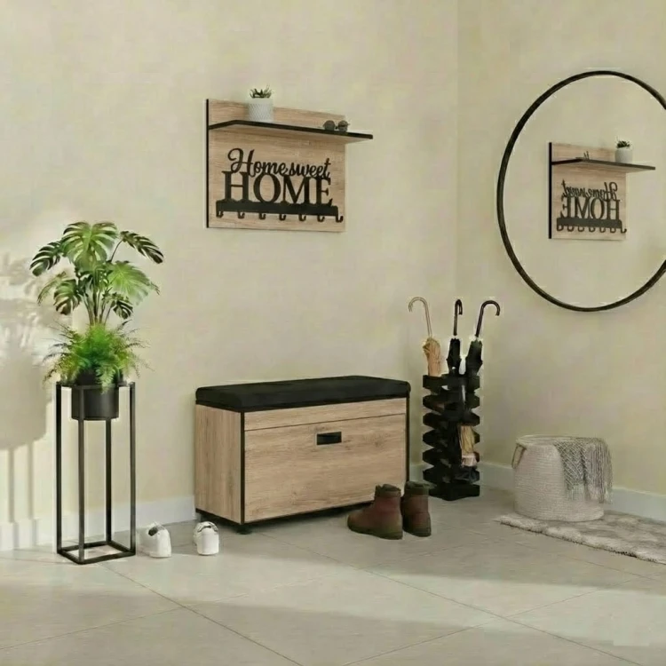 Wieszak na ubrania Garderoba 40cm x 60cm Dąb Craft MIX PROMOCJA Kod:5428