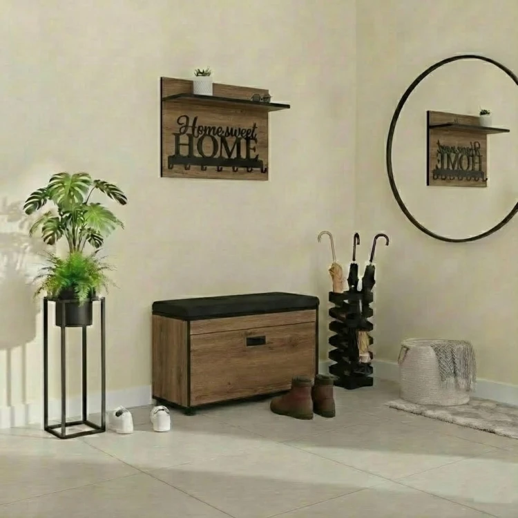 Wieszak na ubrania Garderoba 40cm x 60cm Dąb Craft MIX PROMOCJA Kod:5428