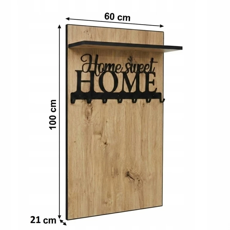 Wieszak na ubrania Garderoba 60cm x 100cm Dąb Craft MIX PROMOCJA Kod: 5430