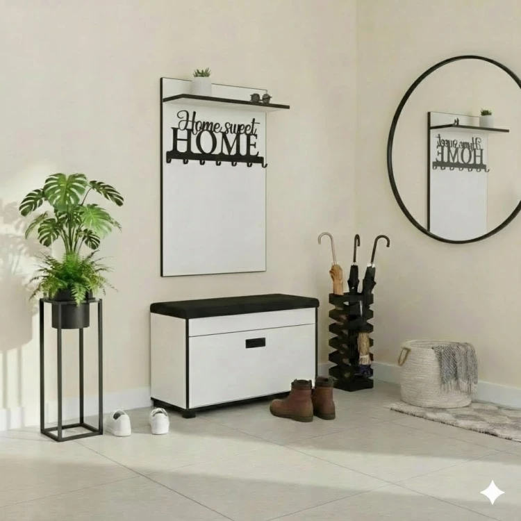 Wieszak na ubrania Garderoba 60cm x 100cm Dąb Craft MIX PROMOCJA Kod: 5430