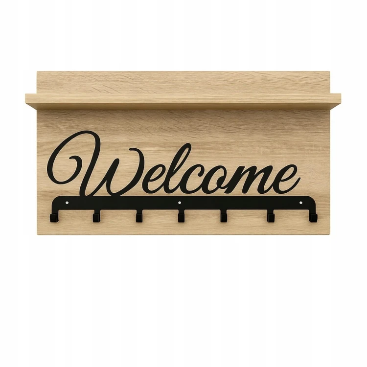 Wieszak na ubrania Garderoba 40cm x 60cm Dąb Sonoma PROMOCJA Kod: 5431