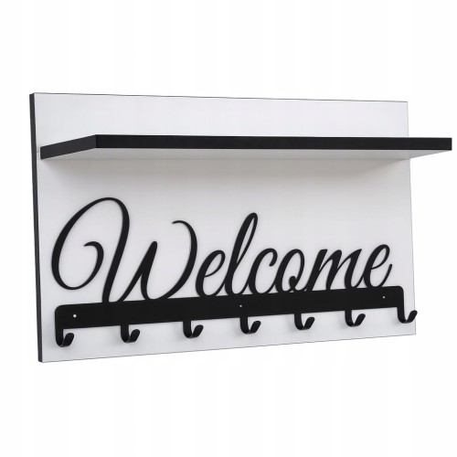 Wieszak na ubrania Garderoba 40cm x 60cm Biały Alaska MIX PROMOCJA Kod:5432