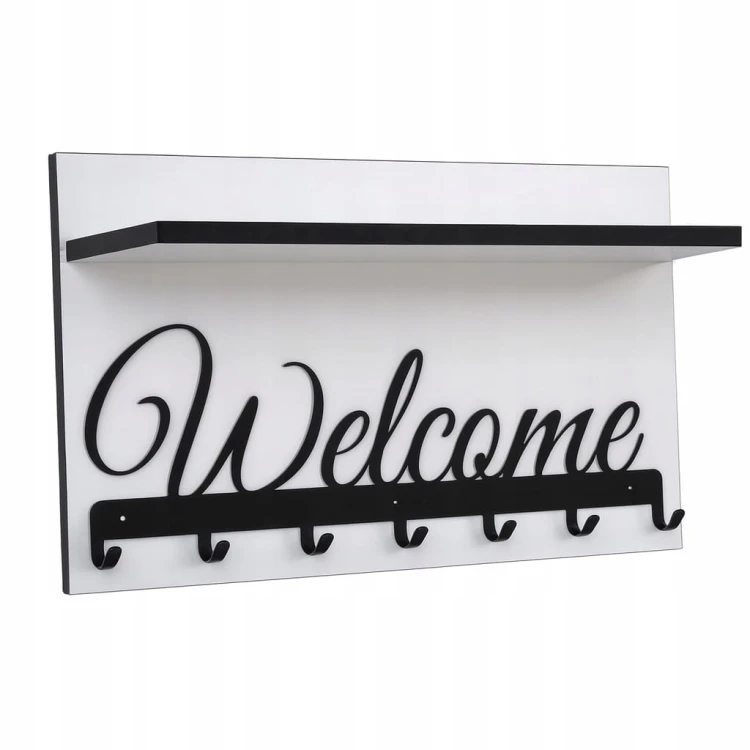 Wieszak na ubrania Garderoba 40cm x 60cm Biały Alaska MIX PROMOCJA Kod:5432