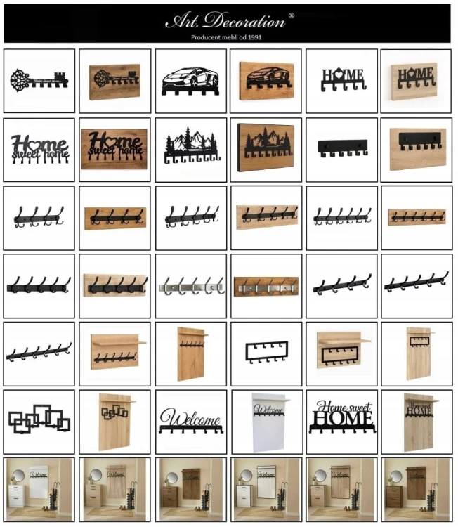 Wieszak na ubrania Garderoba 60cm x 100cm Biały Zimny PROMOCJA Kod: 5433