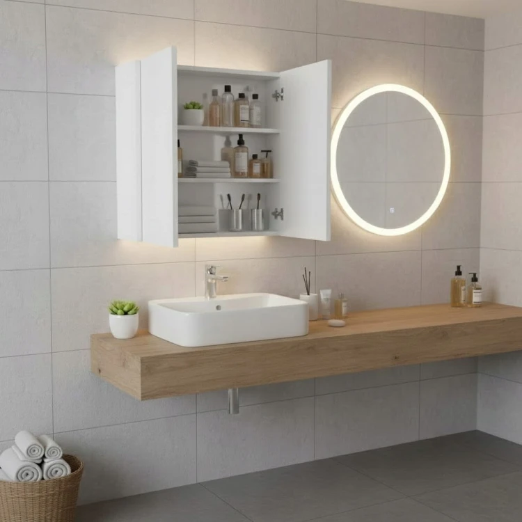 Szafka łazienkowa wisząca Półka 51 cm Biały Alaska PROMOCJA Kod: 5261