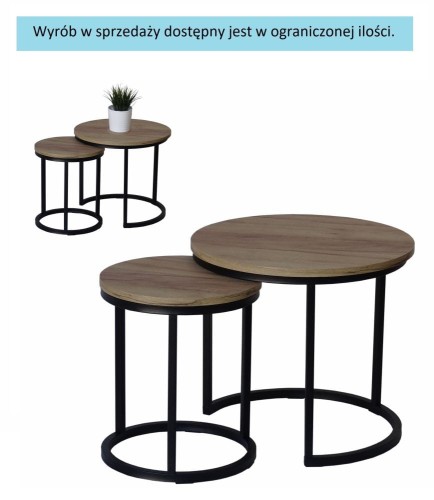 Stoliki okrągłe fi 36cm fi 50cm