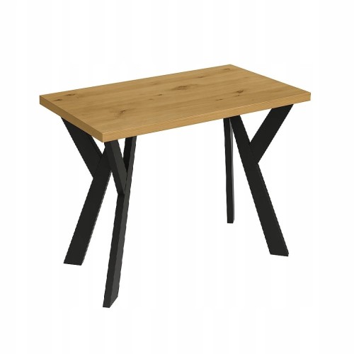 Stół ława 60 x 100 cm blat 3,6cm Metal Dąb Craft PROMOCJA Kod: 6707