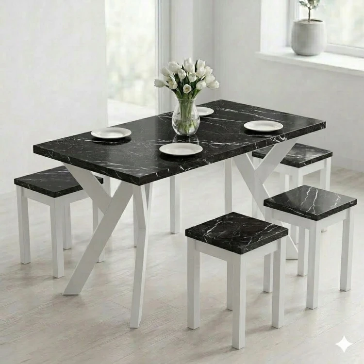 Stół ława 70 x 120 cm blat 3,6cm Metal metal Dąb Craft PROMOCJA Kod: 6709